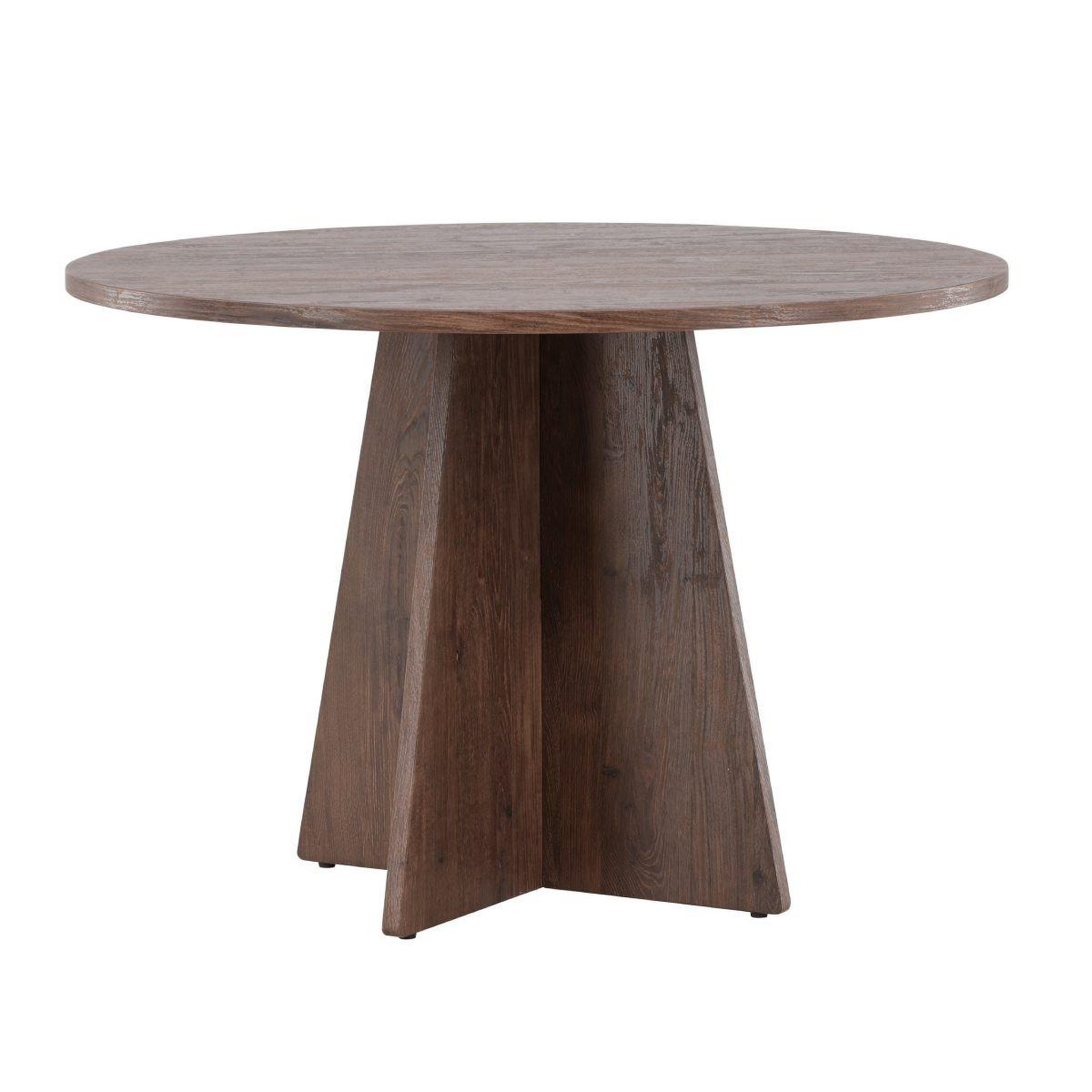 Paris Prix Table à manger ronde  bootcut  110cm marron