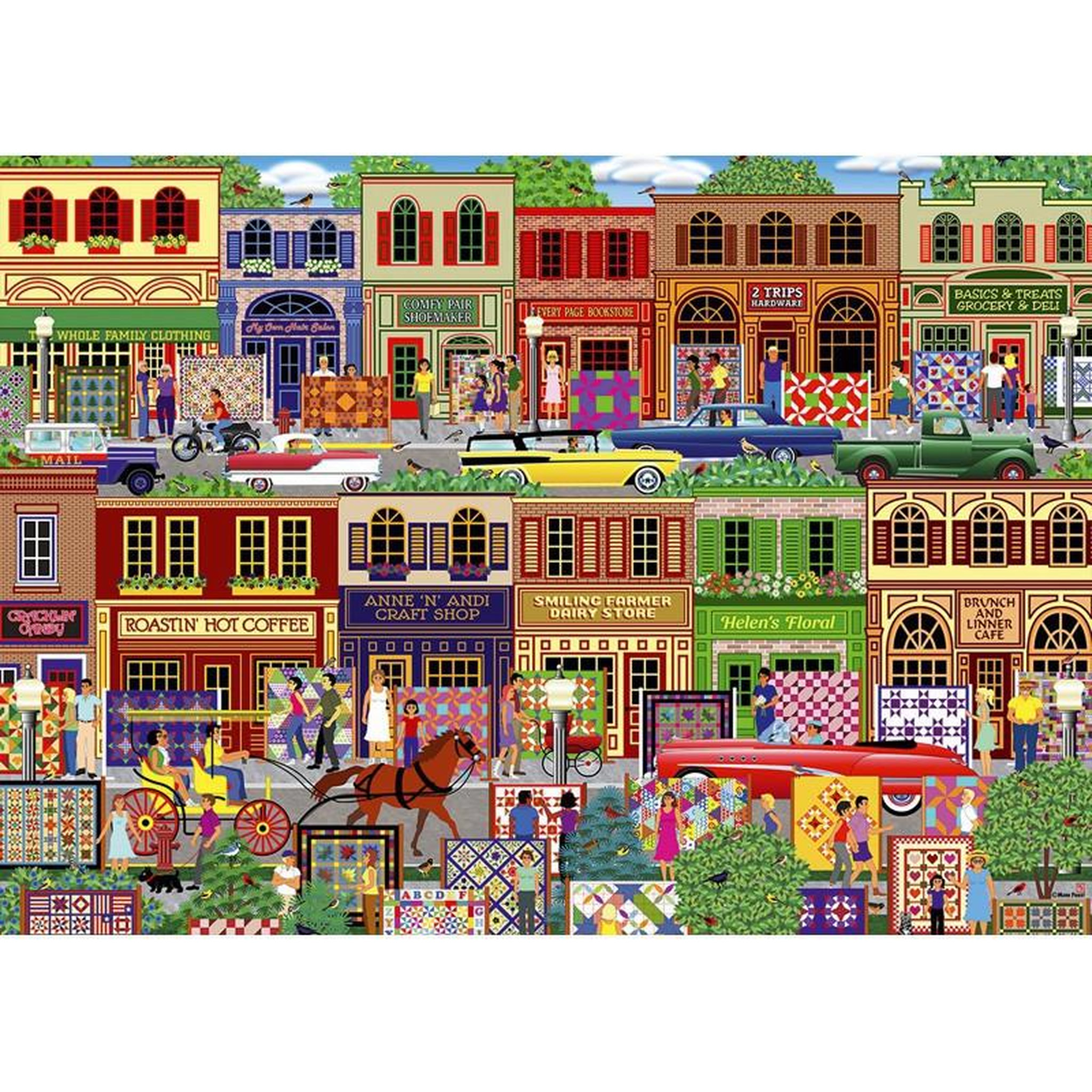 Voir la diapositive 2 : ALIZE Puzzle 1000 pièces - Bâtiments colorés - Alizé - ALI50036