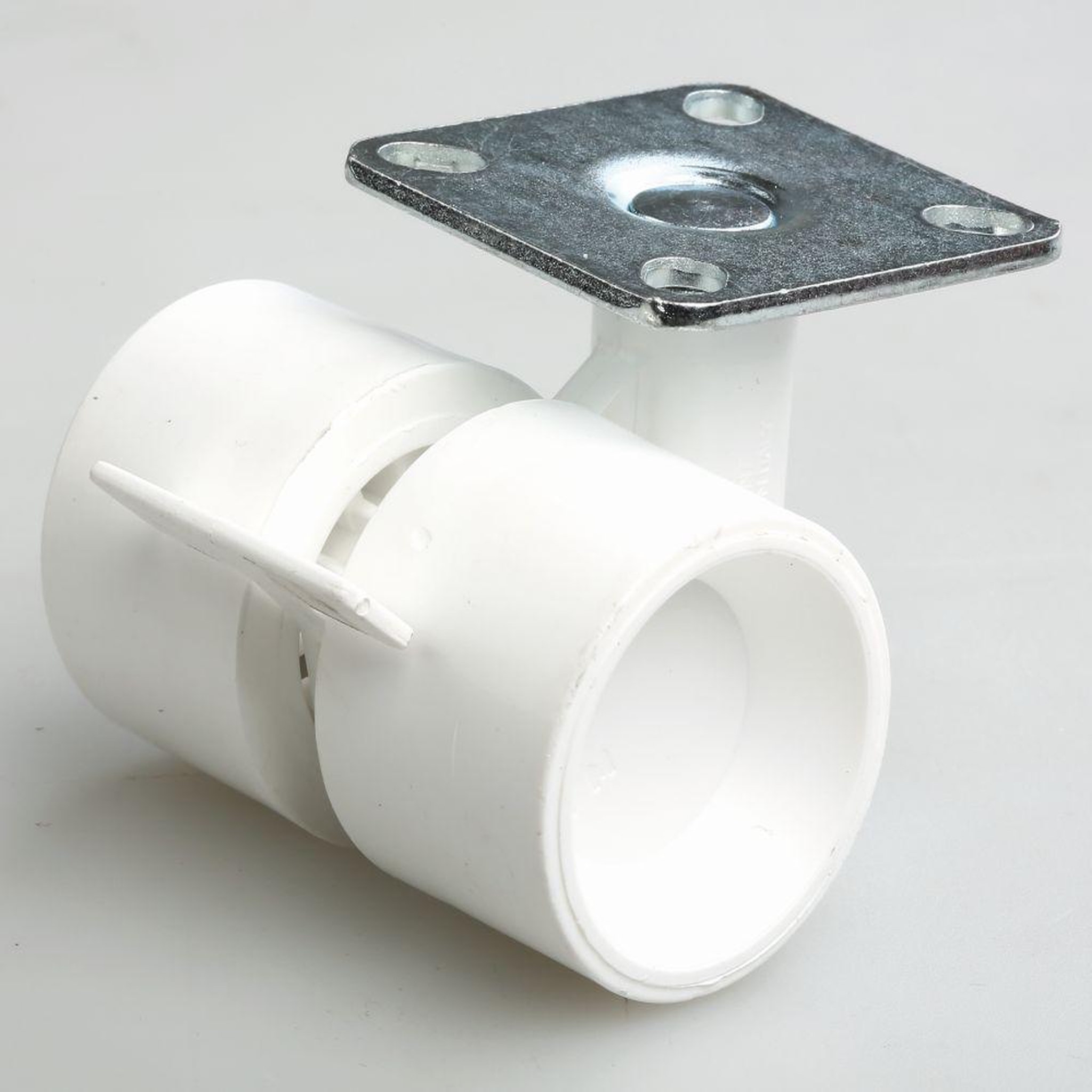 CENTRALE BRICO Roulette de meuble formula 40mm caoutchouc blanc