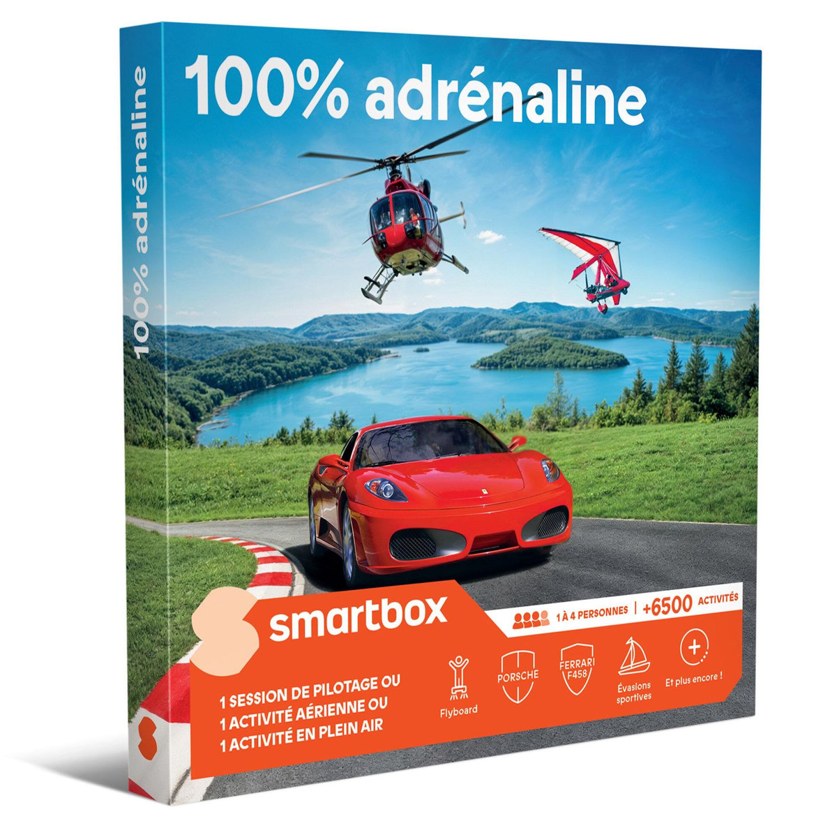 Smartbox 100% adrénaline - Coffret Cadeau Sport & Aventure