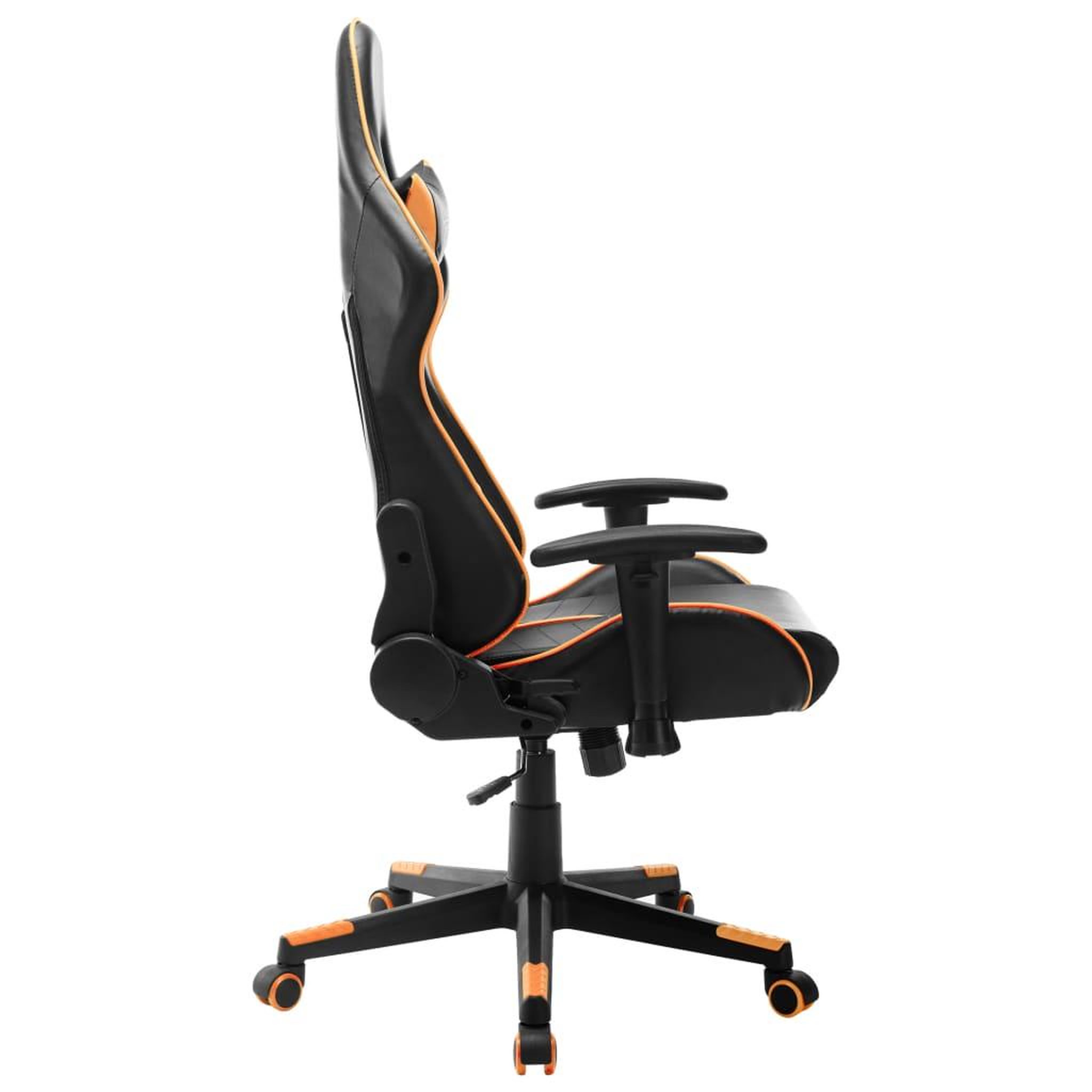 Voir la diapositive 3 : VIDAXL Chaise de jeu Noir et orange Cuir artificiel