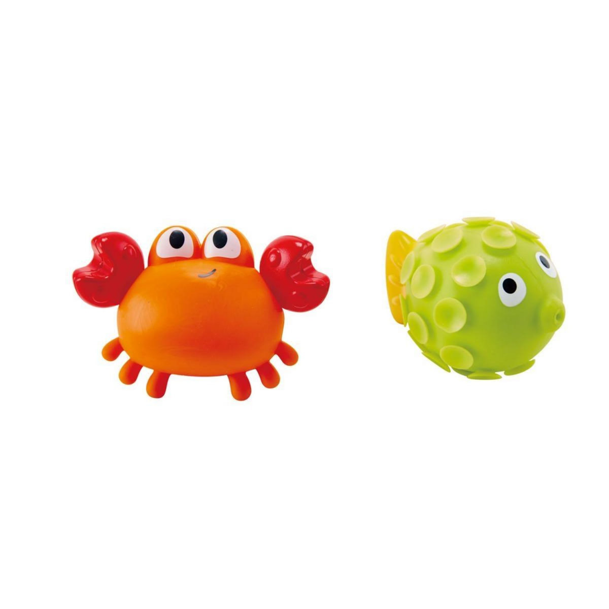 Hape Aspergeurs de bain amusants - Crabe et Poisson pour les enfants