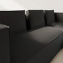 Voir la diapositive 4 : LISA DESIGN Stella - canapé d'angle droit 4 places en simili