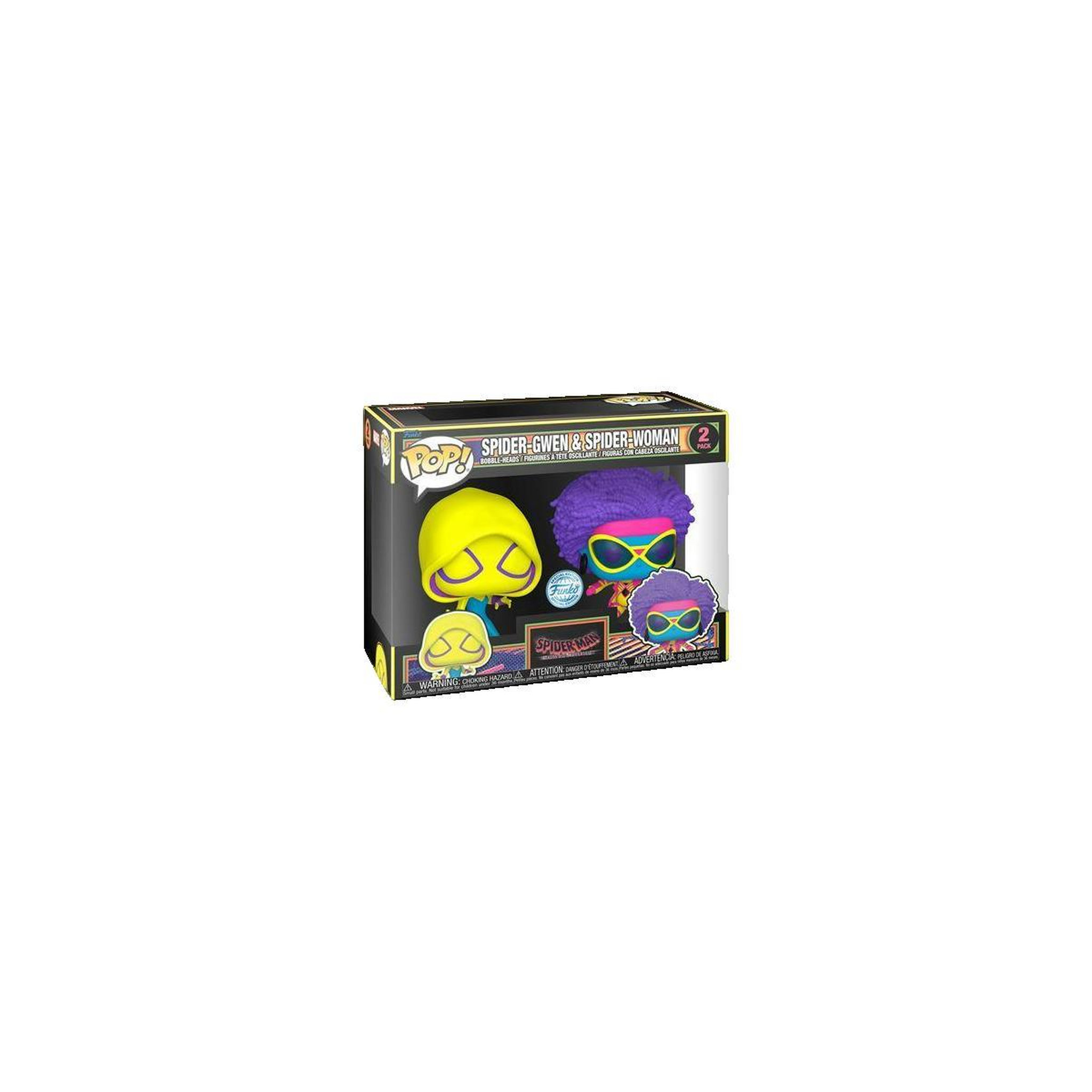 Funko Pack 2 Figurines Funko Pop Comics Marvel Spider-Gwen & Spider-Woman