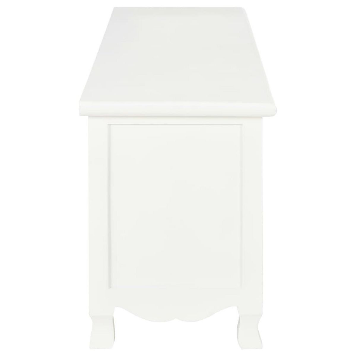 VIDAXL Meuble TV Blanc 120x30x40 cm Bois