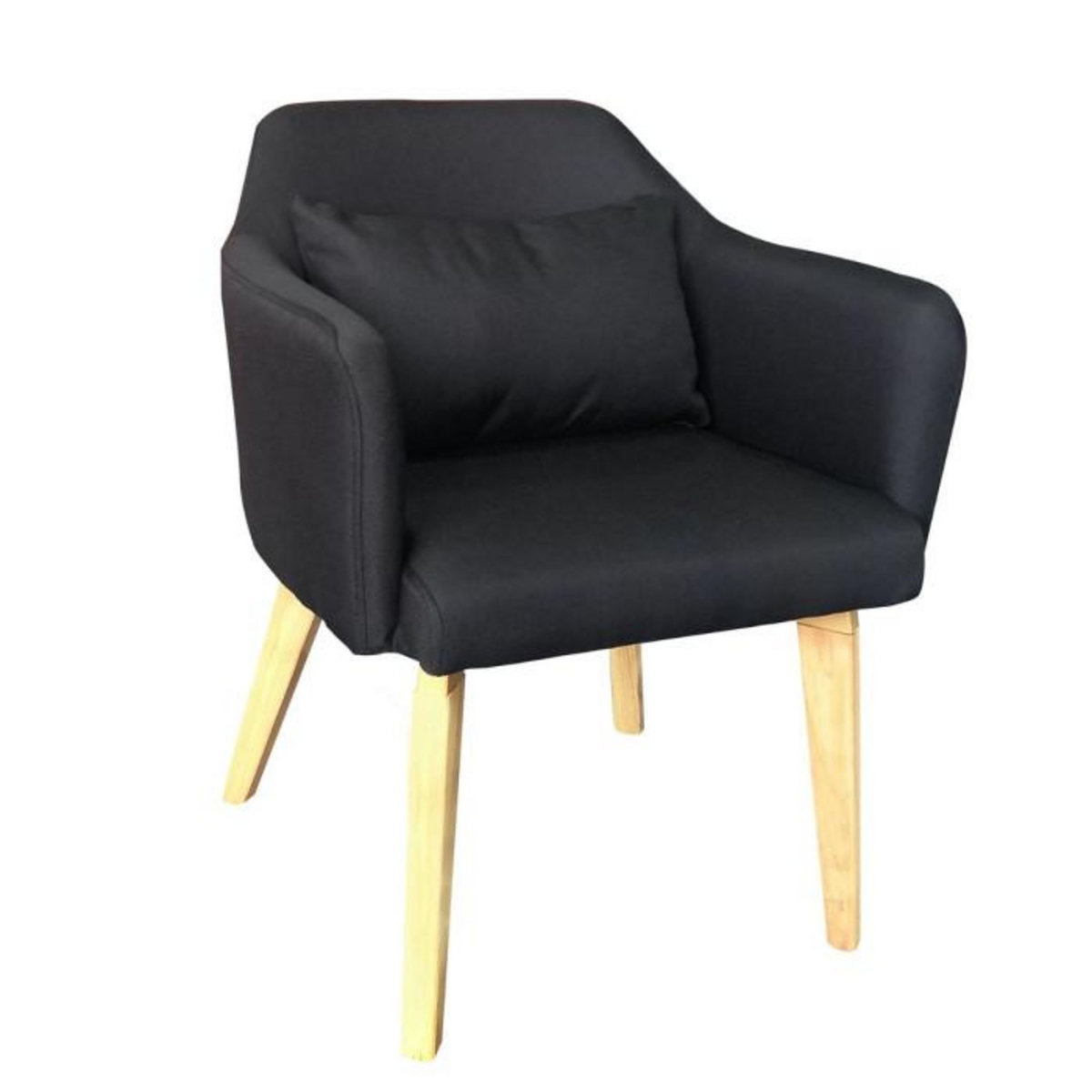 Paris Prix Lot de 20 Fauteuils en Tissu  Delante  67cm Noir