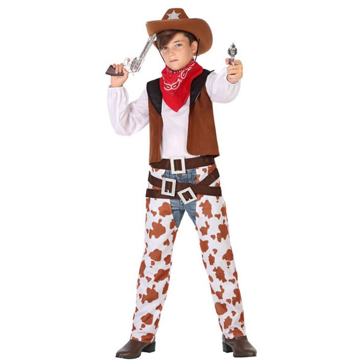 ATOSA Déguisement Cowboy - Enfant - 10/12 ans (140 à 152 cm) pas