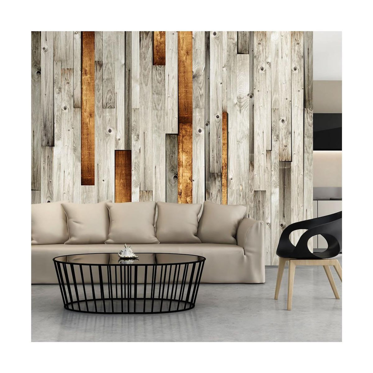 Paris Prix Papier Peint  Motif en Bois