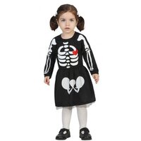 Déguisement enfant Widmann Déguisement - Squelette Pailleté - Fille Taille  : 6/8 ans (114 à 126 cm)