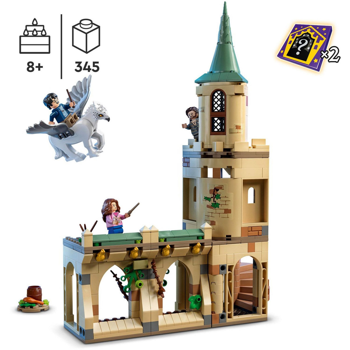 LEGO Harry Potter 76401 La cour de Poudlard : le sauvetage de Sirius, Château Hippogriffe