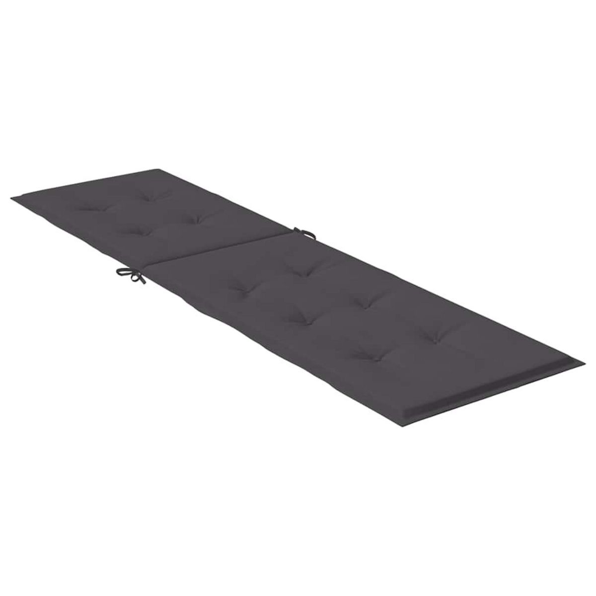 VIDAXL Coussin de chaise longue anthracite melange (75+105)x50x3 cm