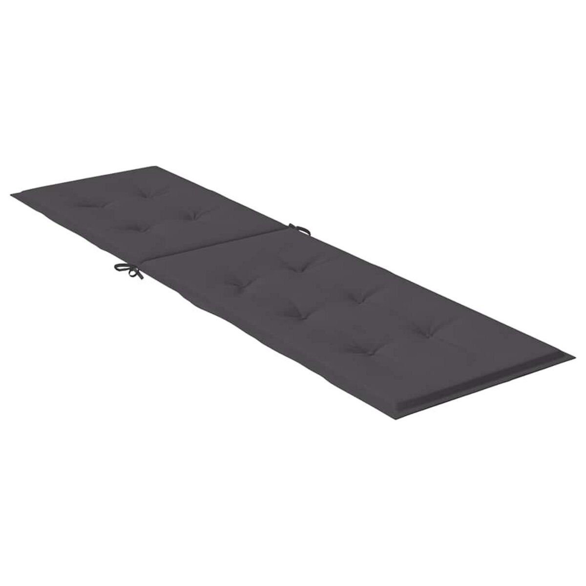 VIDAXL Coussin de chaise longue anthracite melange (75+105)x50x3 cm