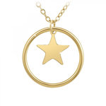 SC BOHEME Collier étoile SC Bohème en acier inoxydable