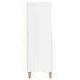 Voir la diapositive 4 : VIDAXL Buffet haut Blanc 60x36x110 cm Bois d'ingenierie