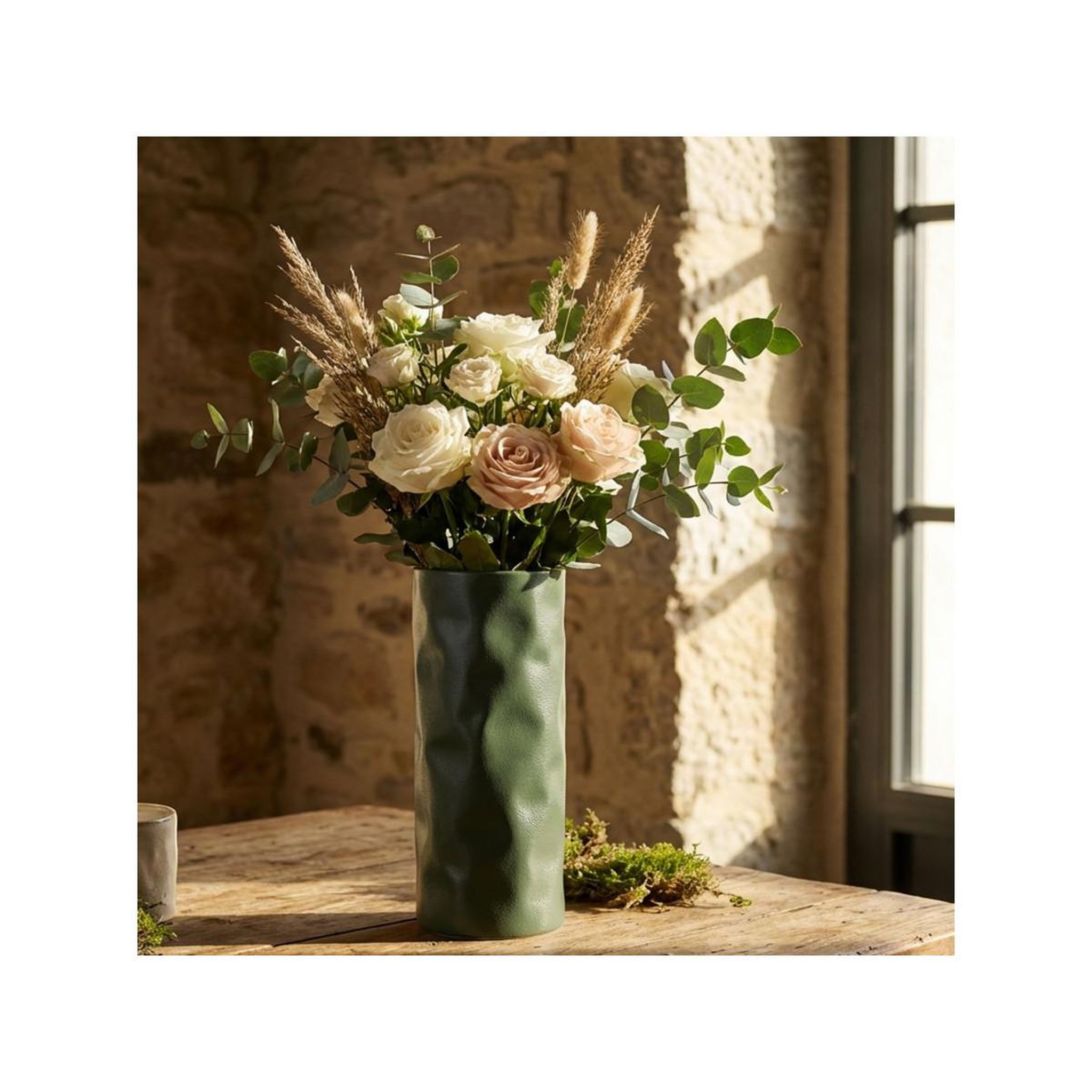 Voir la diapositive 3 : Paris Prix Vase design martelé  norimberga  30cm vert