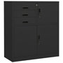 Voir la diapositive 1 : VIDAXL Armoire de bureau Anthracite 90x40x102 cm Acier