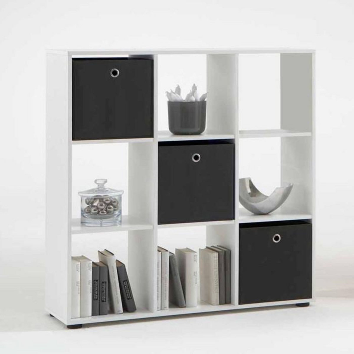 Paris Prix Étagère 9 Cases Design  Gaman  108cm Blanc