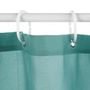 Voir la diapositive 2 : Paris Prix Rideau de Douche Polyester 180x200cm Émeraude