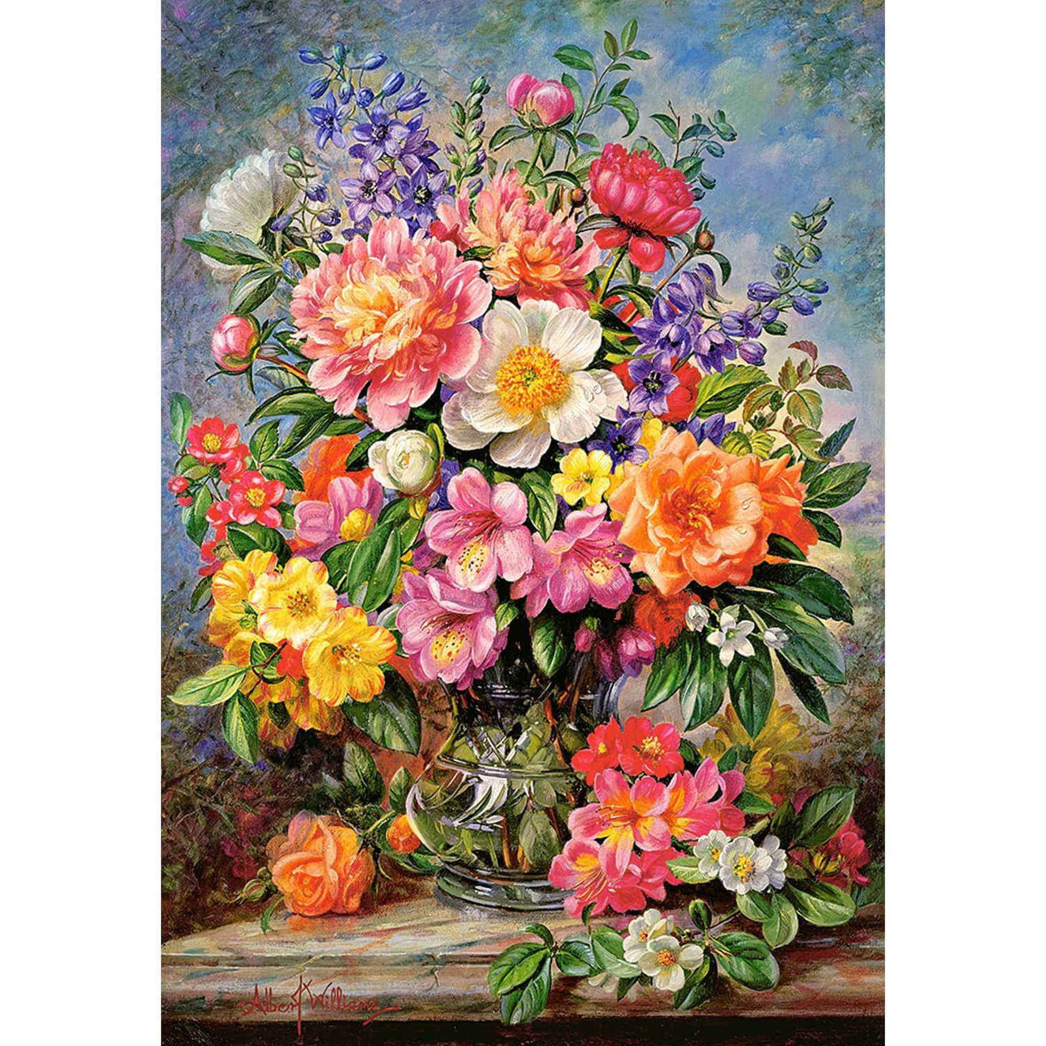 Castorland Puzzle 1000 pièces : Fleurs de juin