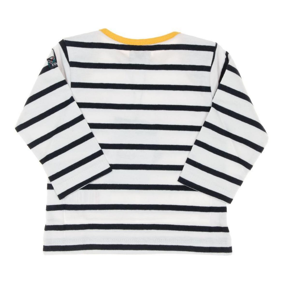 ELLE EST OU LA MER T shirt /Blanc à rayures Enfant EOM Loris