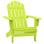 Voir la diapositive 1 : VIDAXL Chaise de jardin Adirondack bois de sapin massif vert