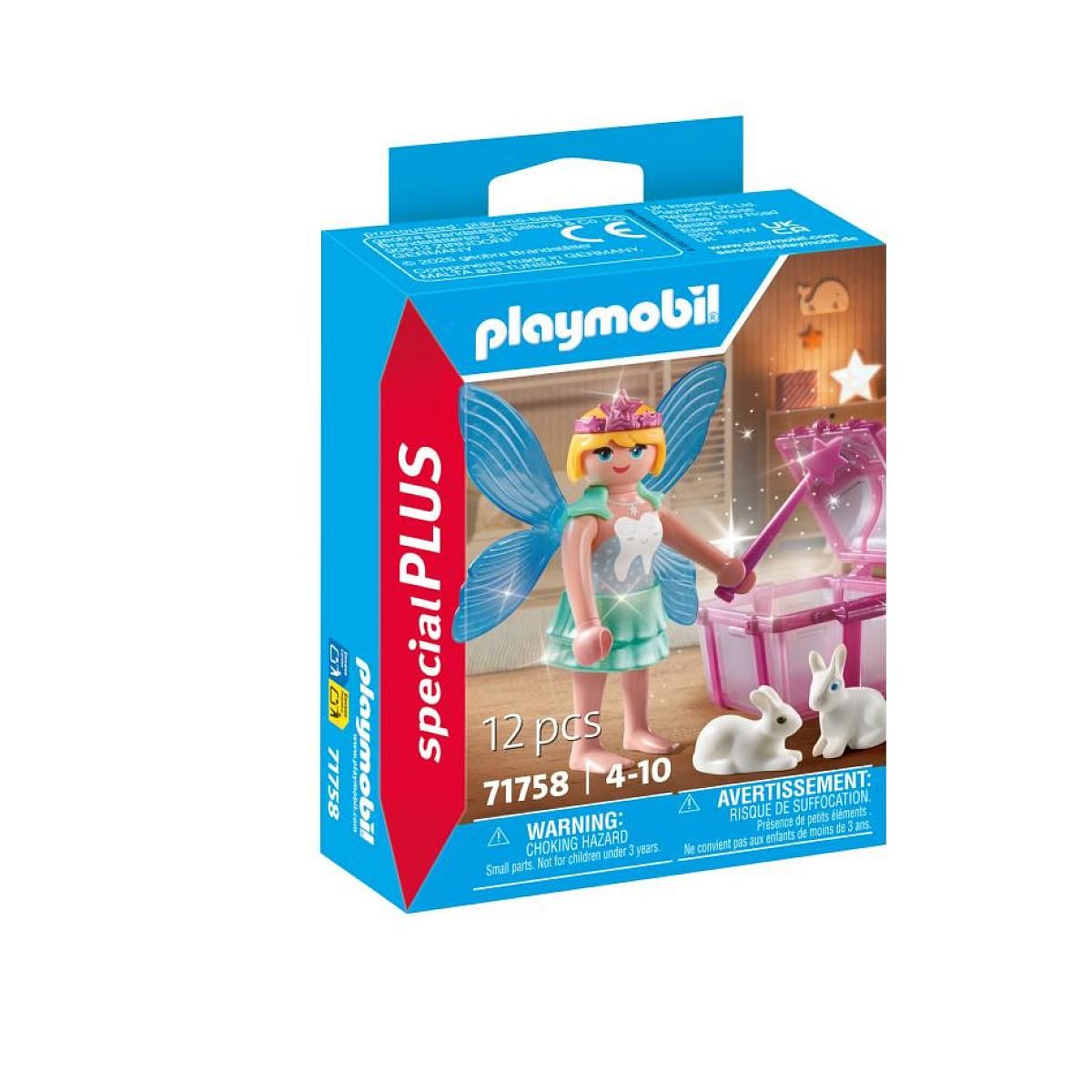 PLAYMOBIL Fée Enchantée avec Coffre à Dents de Lait et Lapins Compagnons