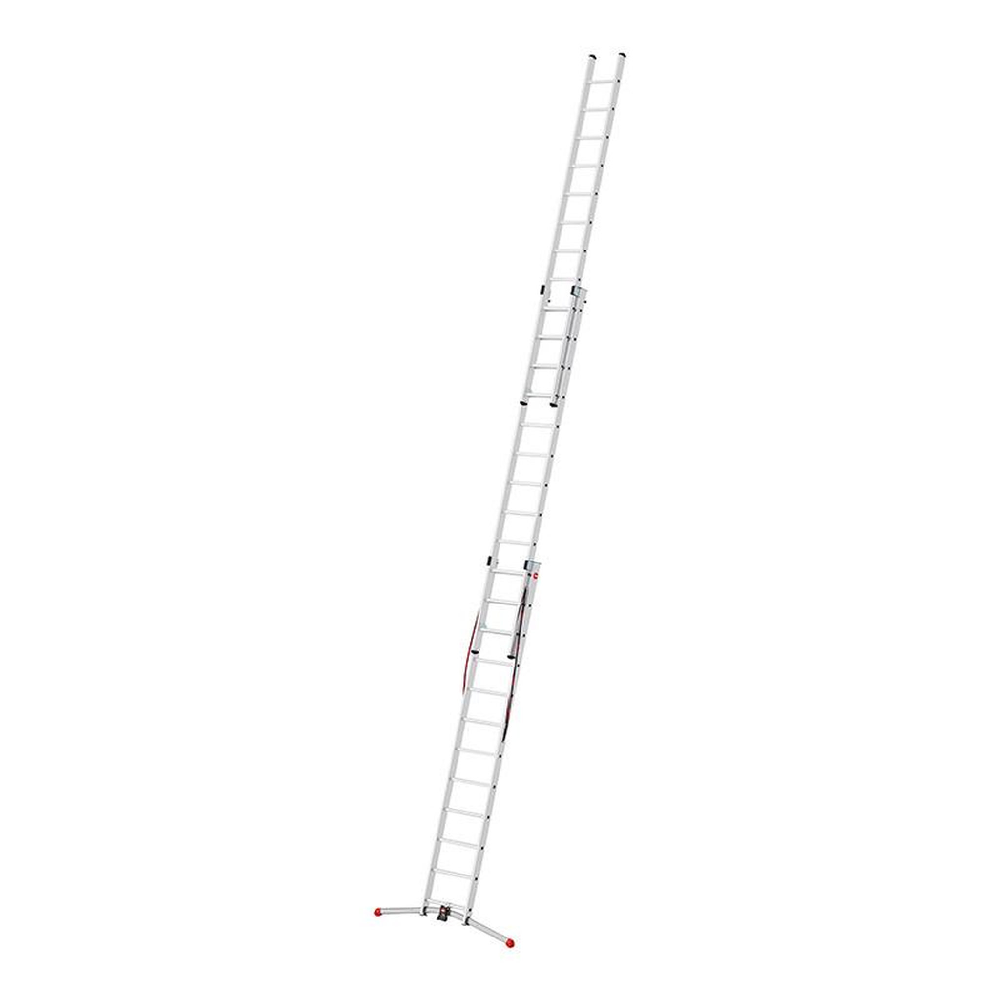 Voir la diapositive 3 : HAILO Echelle transformable pro 3 plans 3x12 échelons 8,3m/9m en aluminium Hailo ProfiLot