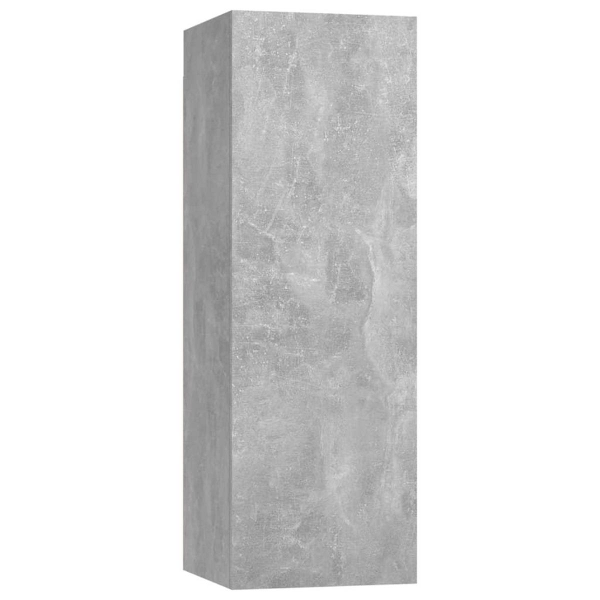 VIDAXL Meubles TV 2 pcs Gris beton 30,5x30x90 cm Bois d'ingenierie