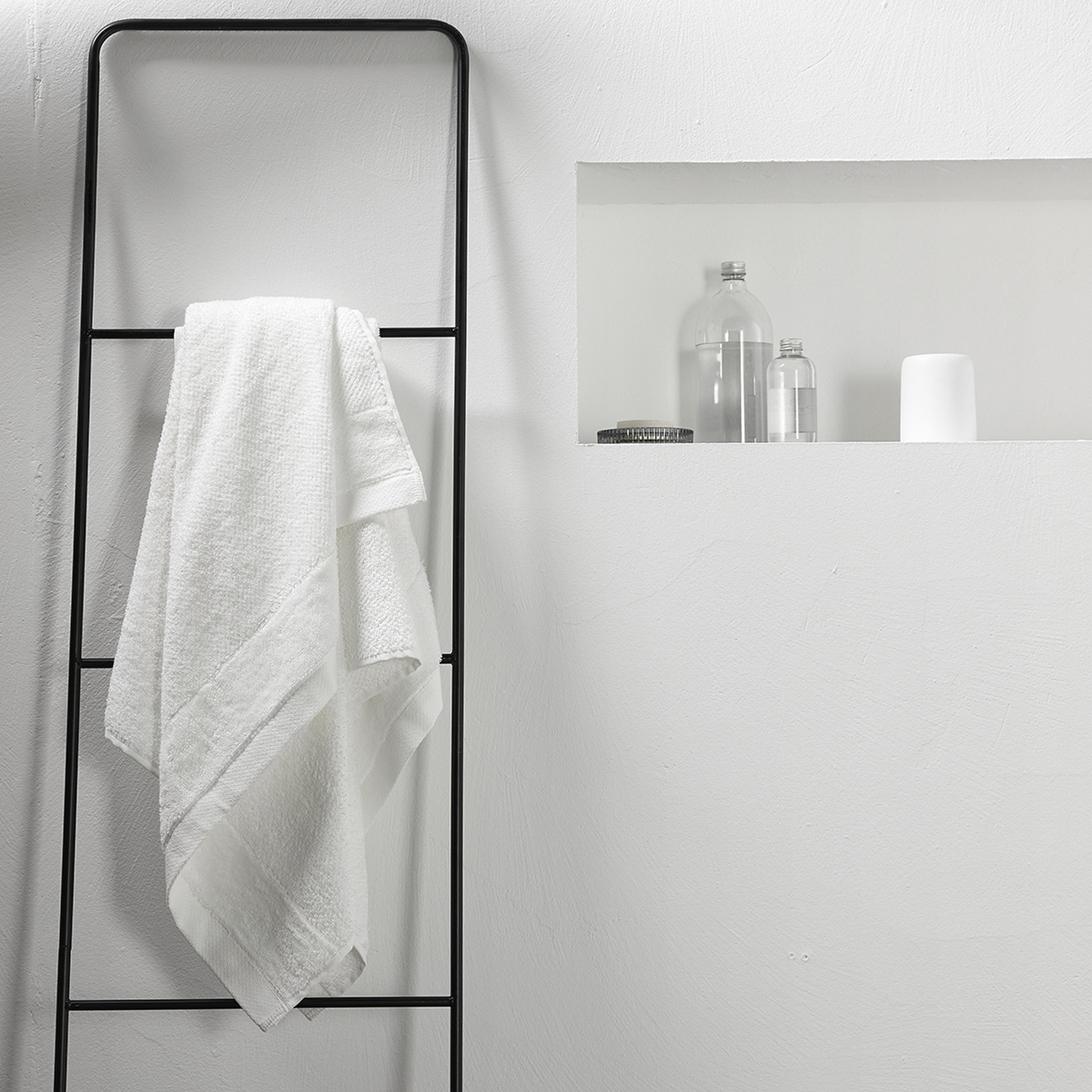 Voir la diapositive 1 : TODAY Drap de bain uni en Coton bio 450 G/M²