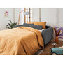 Voir la diapositive 4 : LISA DESIGN Owen - canapé 3 places convertible express couchage quotidien 140 cm matelas 12 cm en velours côtelé