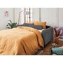 Voir la diapositive 4 : LISA DESIGN Owen - canapé 3 places convertible express couchage quotidien 140 cm matelas 12 cm en velours côtelé