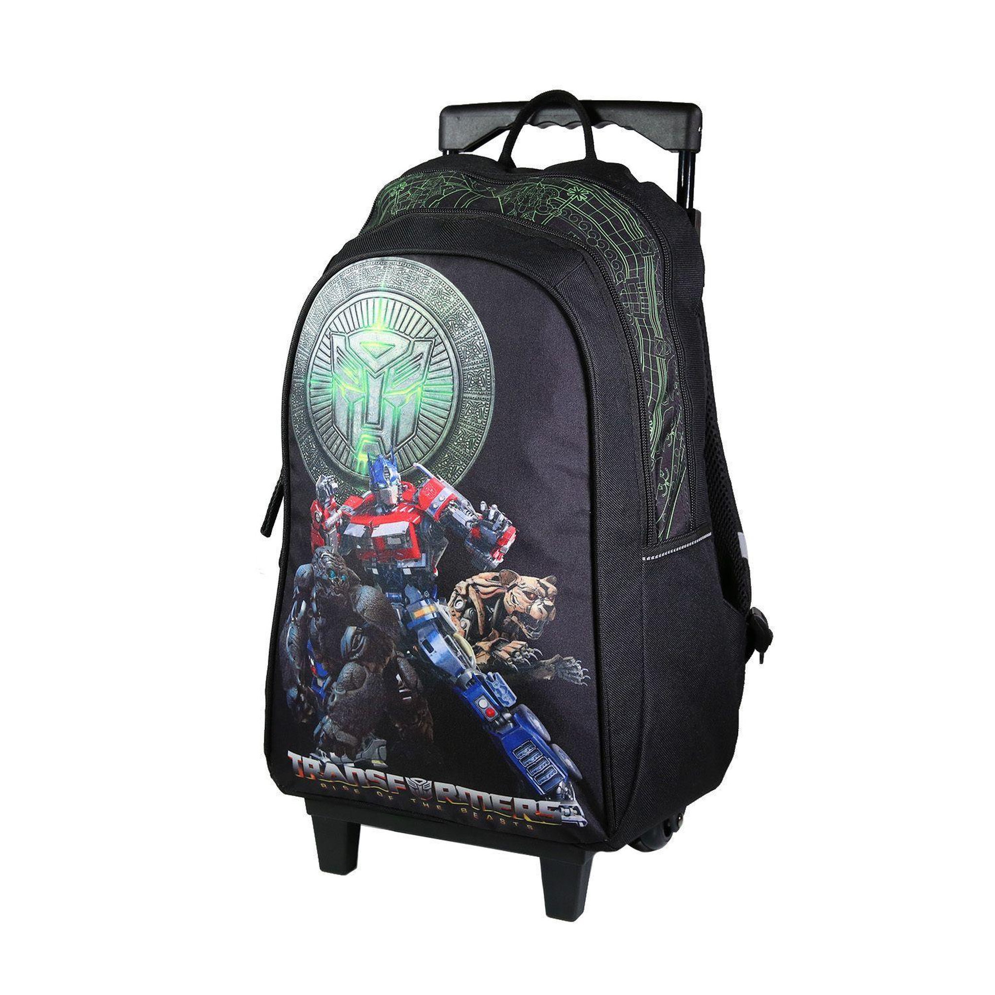 Voir la diapositive 2 : Bagtrotter BAGTROTTER Sac à dos à roulettes 45 cm Transformers Noir