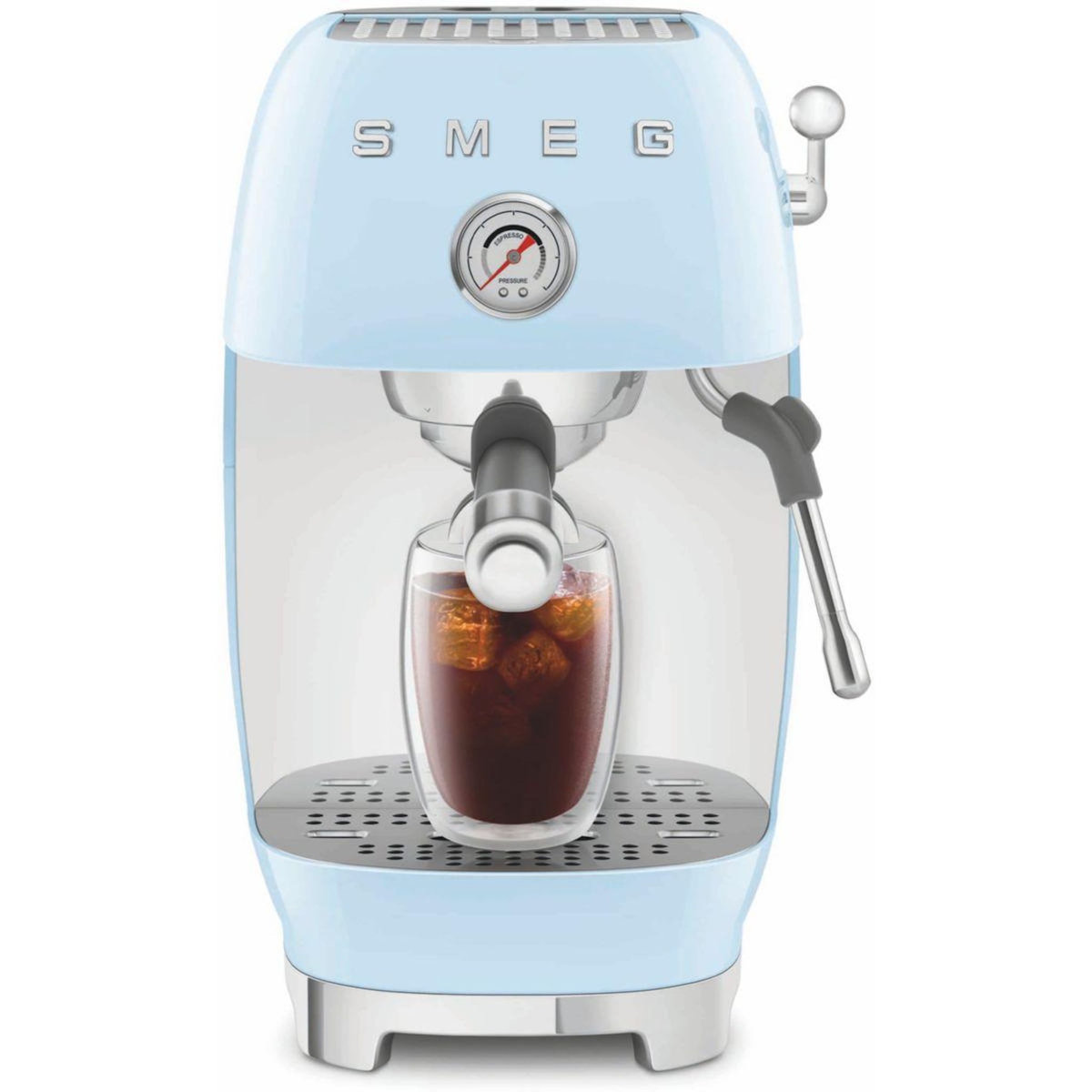 SMEG Machine à expresso ECF03PBEU + Cold Brew