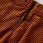 VIDAXL Jupe a poches en velours cotele pour enfants cognac 104