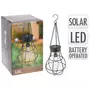  ProGarden Lampe a ampoule solaire Metal avec 10 LED