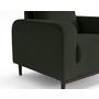 Voir la diapositive 4 : LISA DESIGN Albane - fauteuil en velours côtelé pieds bois foncé