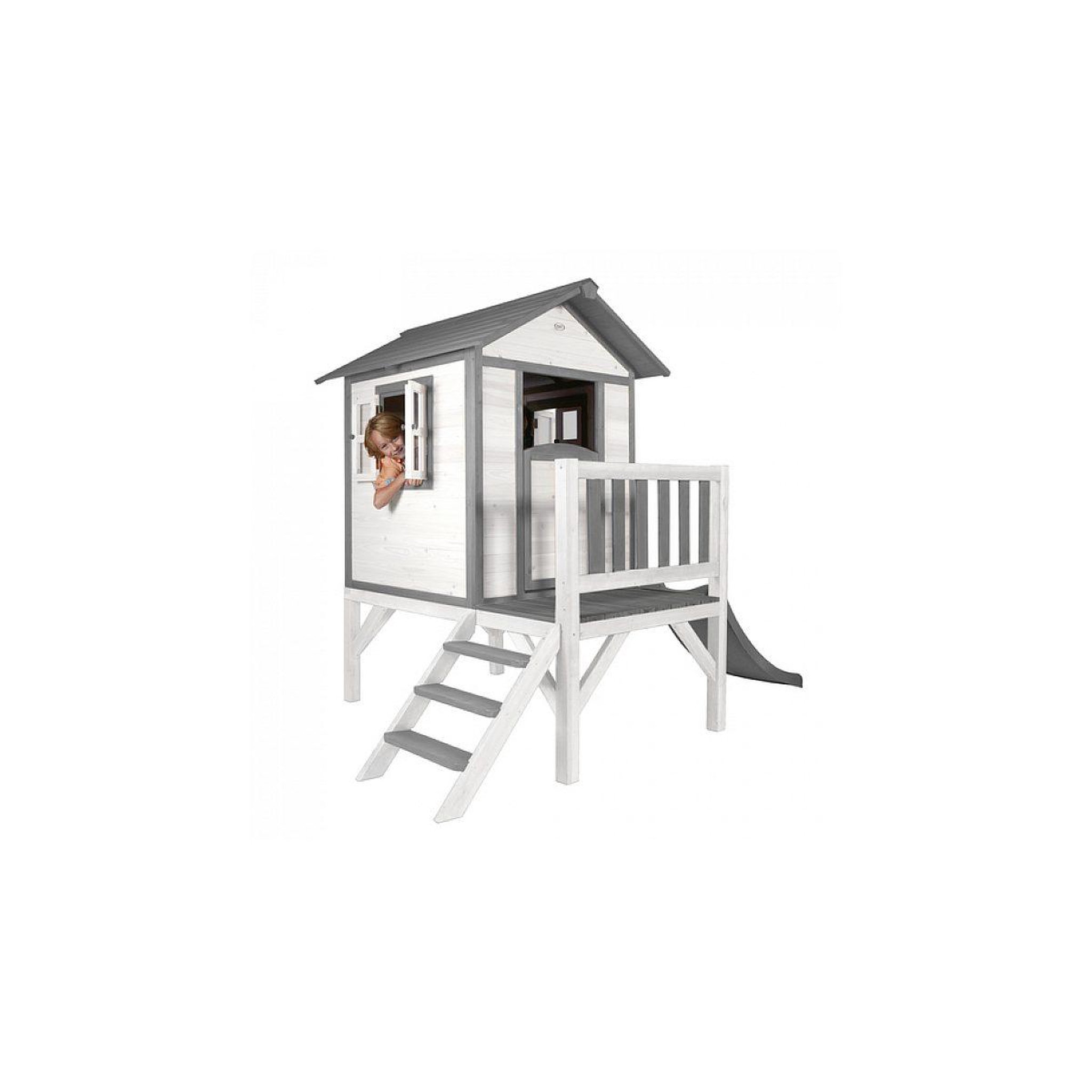 Voir la diapositive 5 : Axi House Axi beach lodge xl maisonnette classic toboggan gris