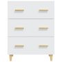 Voir la diapositive 3 : VIDAXL Buffet Blanc 70x34x90 cm Bois d'ingenierie