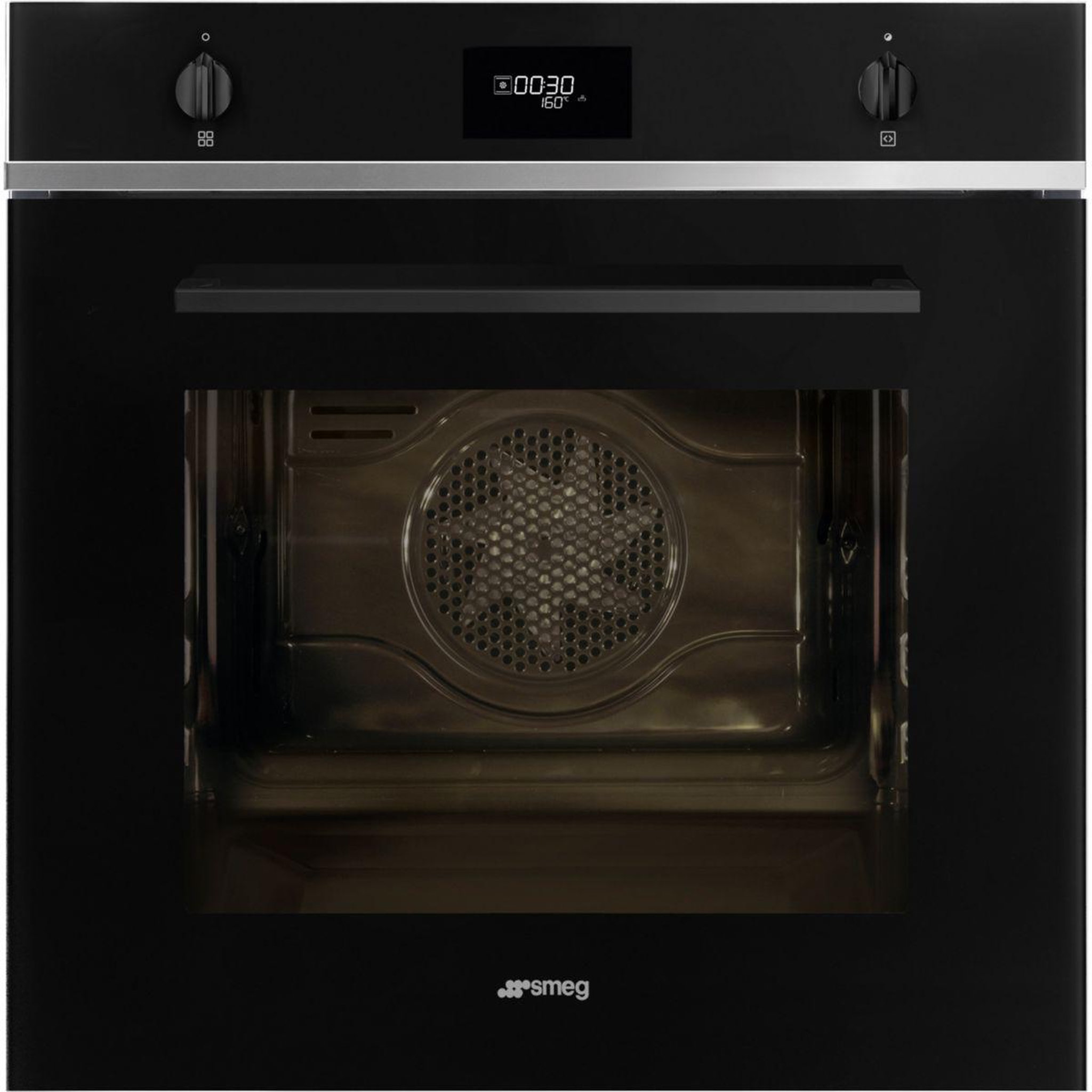 SMEG Four encastrable SFP641PNO1 - Pyrolyse - Chaleur tournante - Porte froide - Rails télescopiques