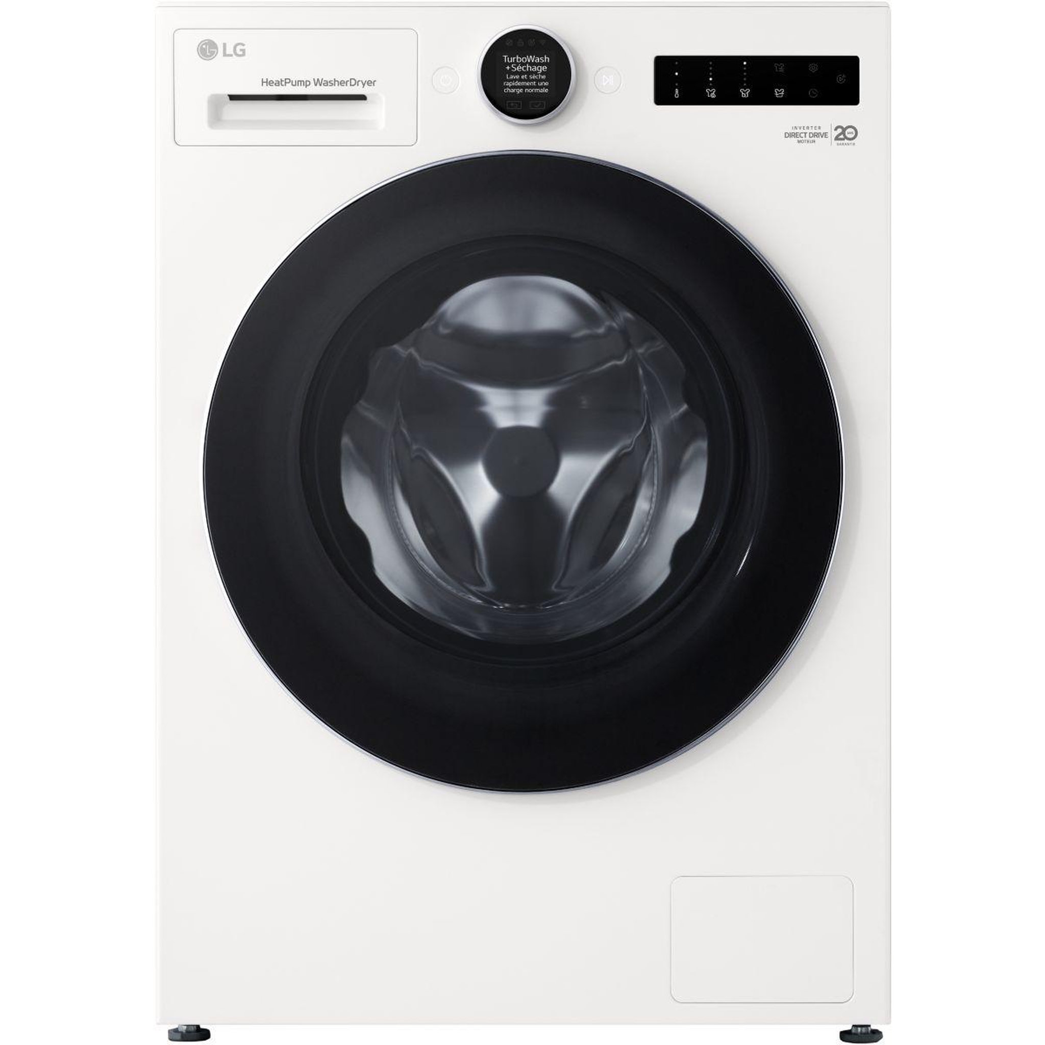 Voir la diapositive 1 : LG Lave linge séchant hublot F164HP2WST - 11/6 kg - 1400 tr/min - Classe A - Moteur direct drive - Connecté