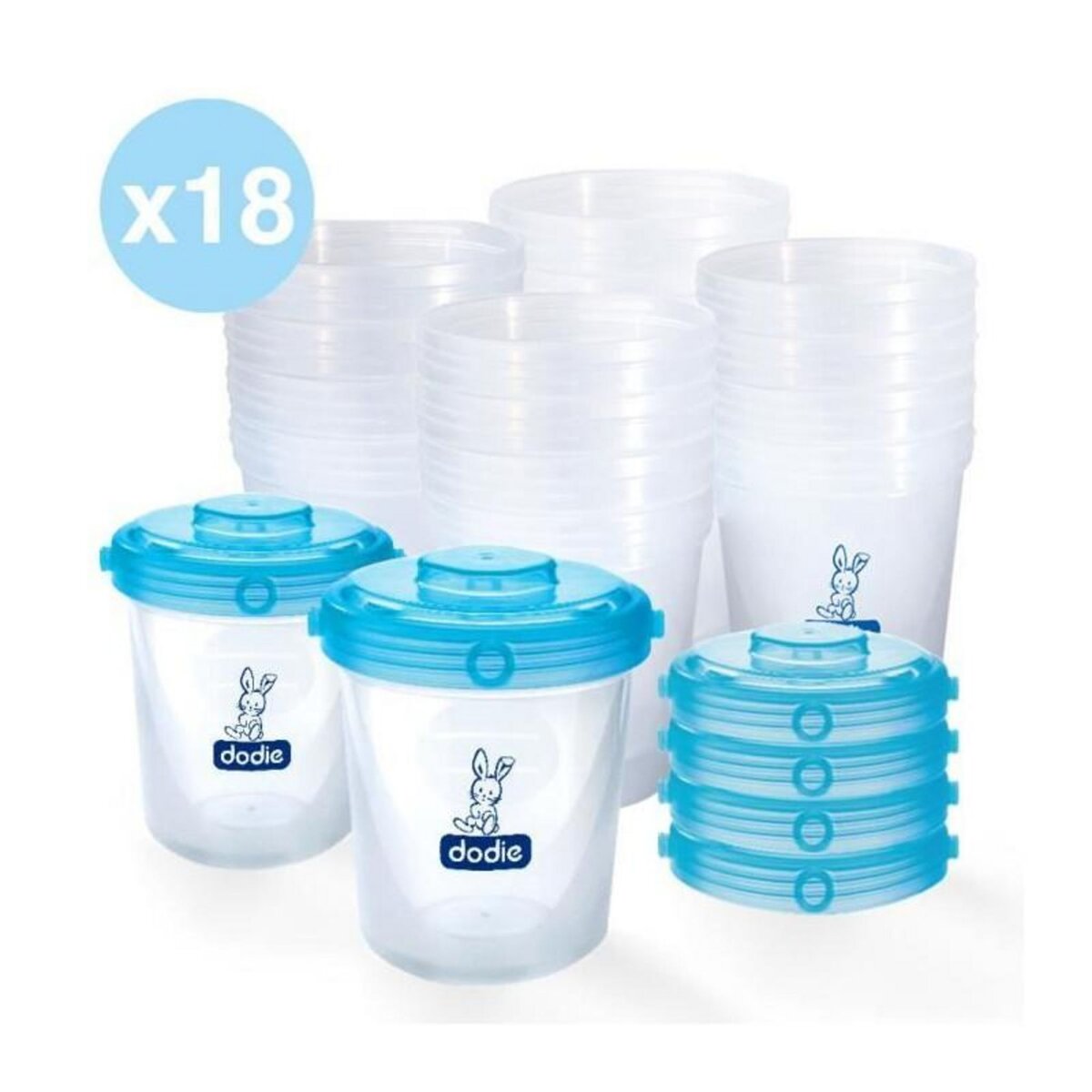 DODIE DODIE Lot de 18 pots repas