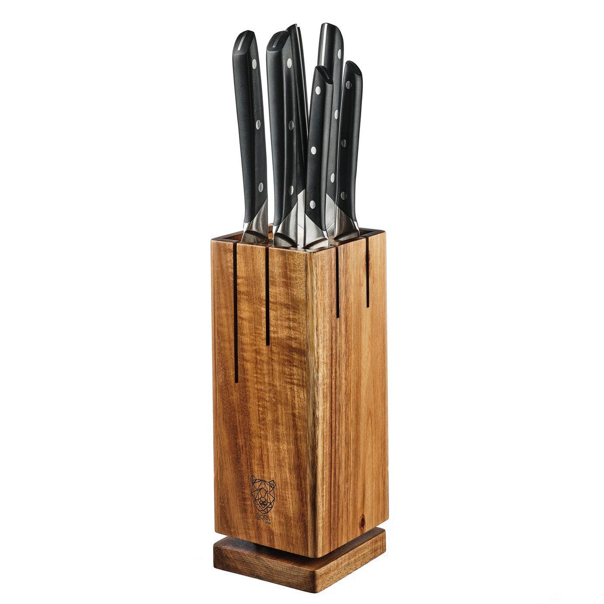 BJORN Bloc couteaux de cuisine ERLING SKAGEN - 7 pièces