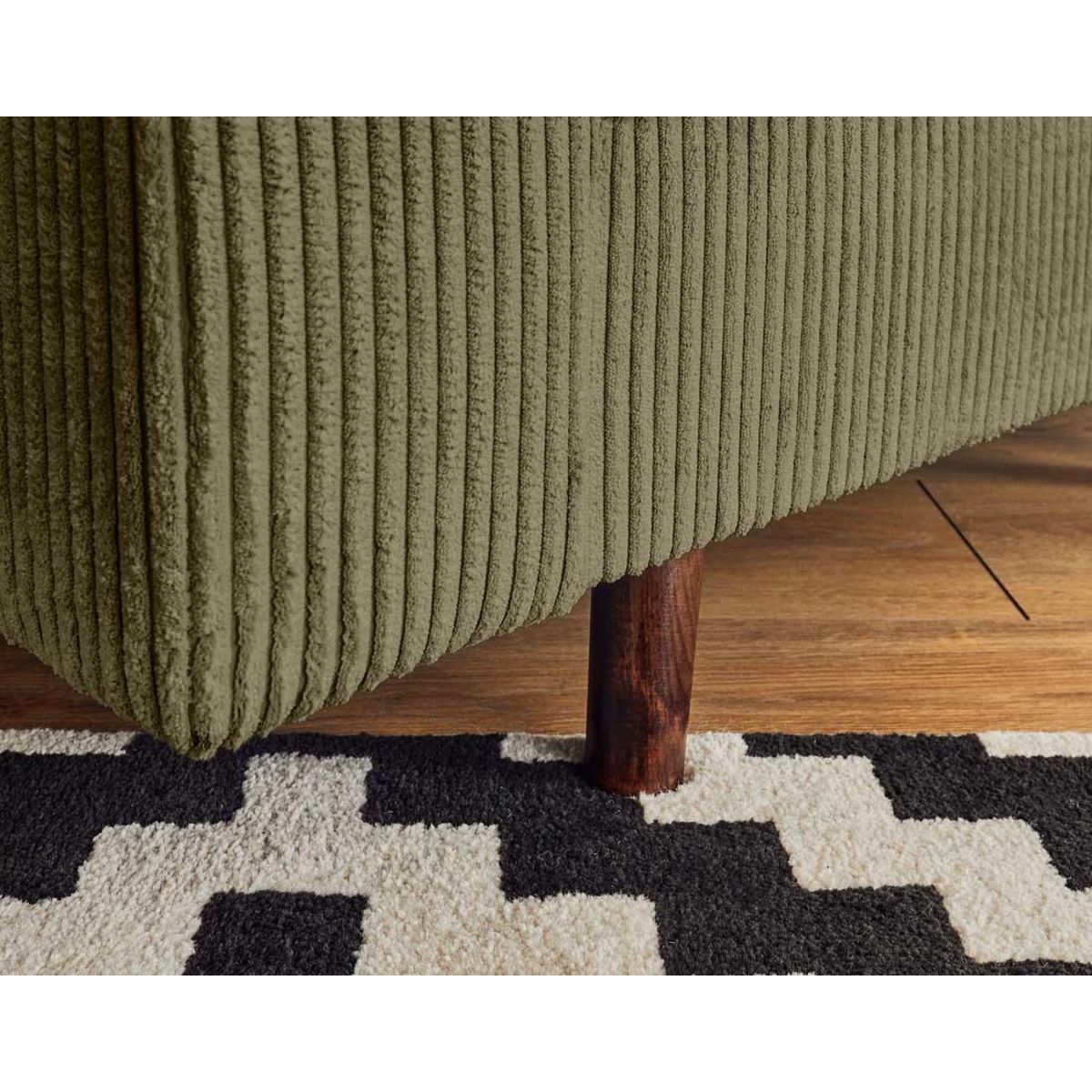 LISA DESIGN Rune - fauteuil - en velours côtelé