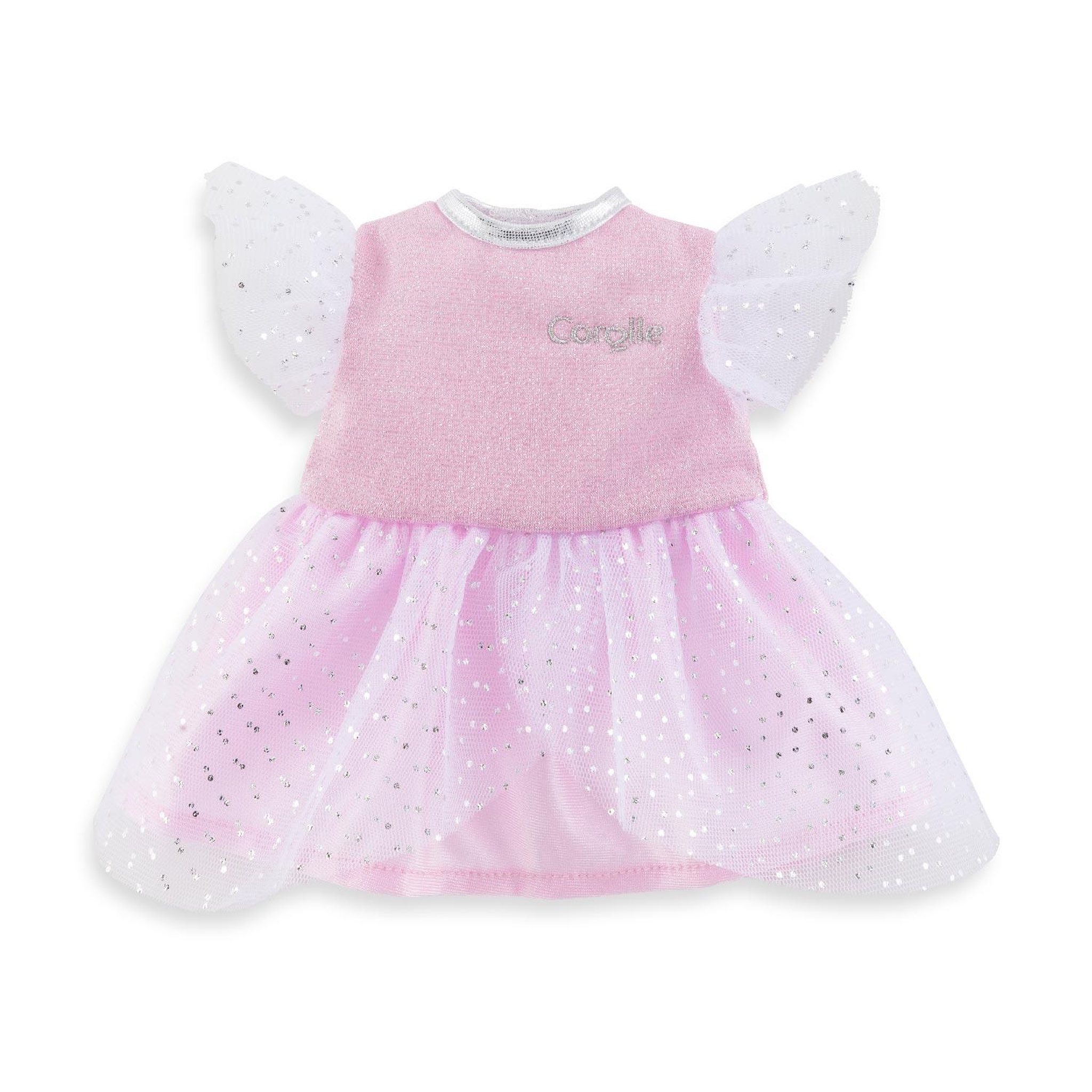 Corolle Robe Rose à Paillettes pour poupée ma Corolle