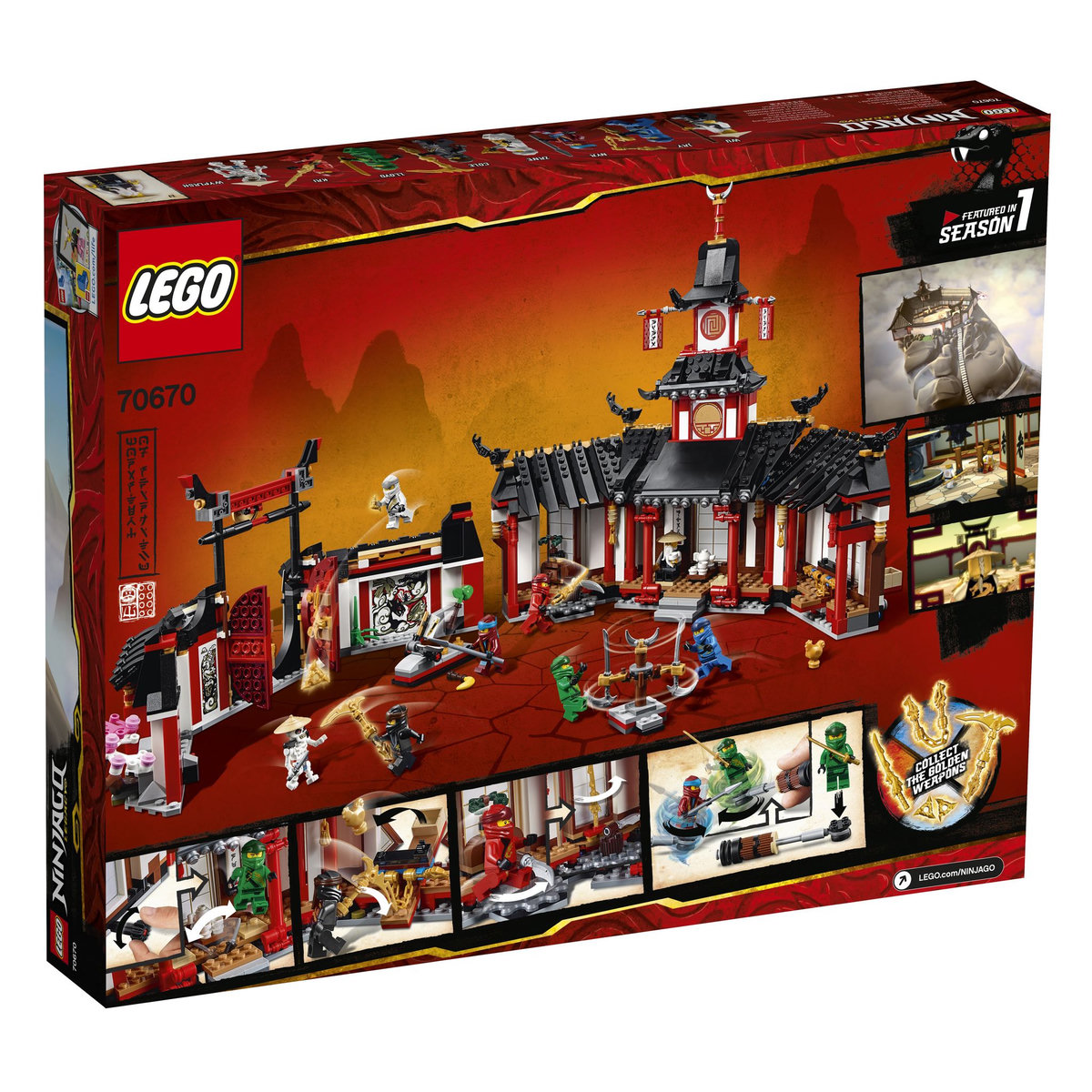 LEGO Ninjago 70670 - Le monastère de Spinjitzu