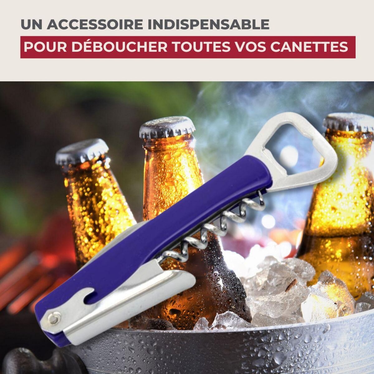 Fackelmann Tire-bouchon limonadier coloré Fackelmann Bar Concept