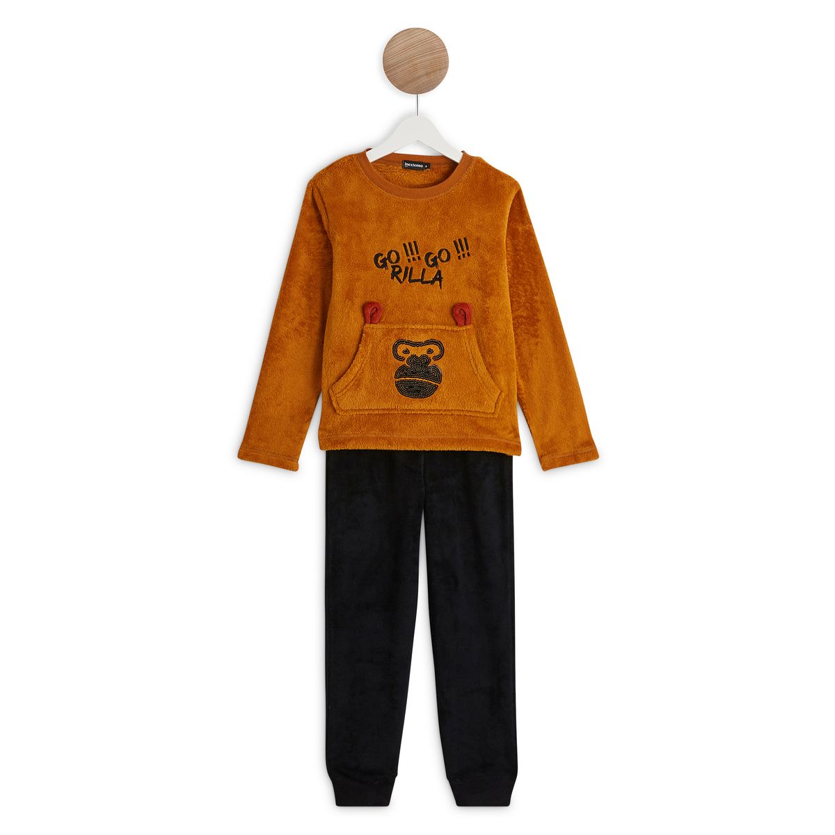INEXTENSO Pyjama peluche singe garçon