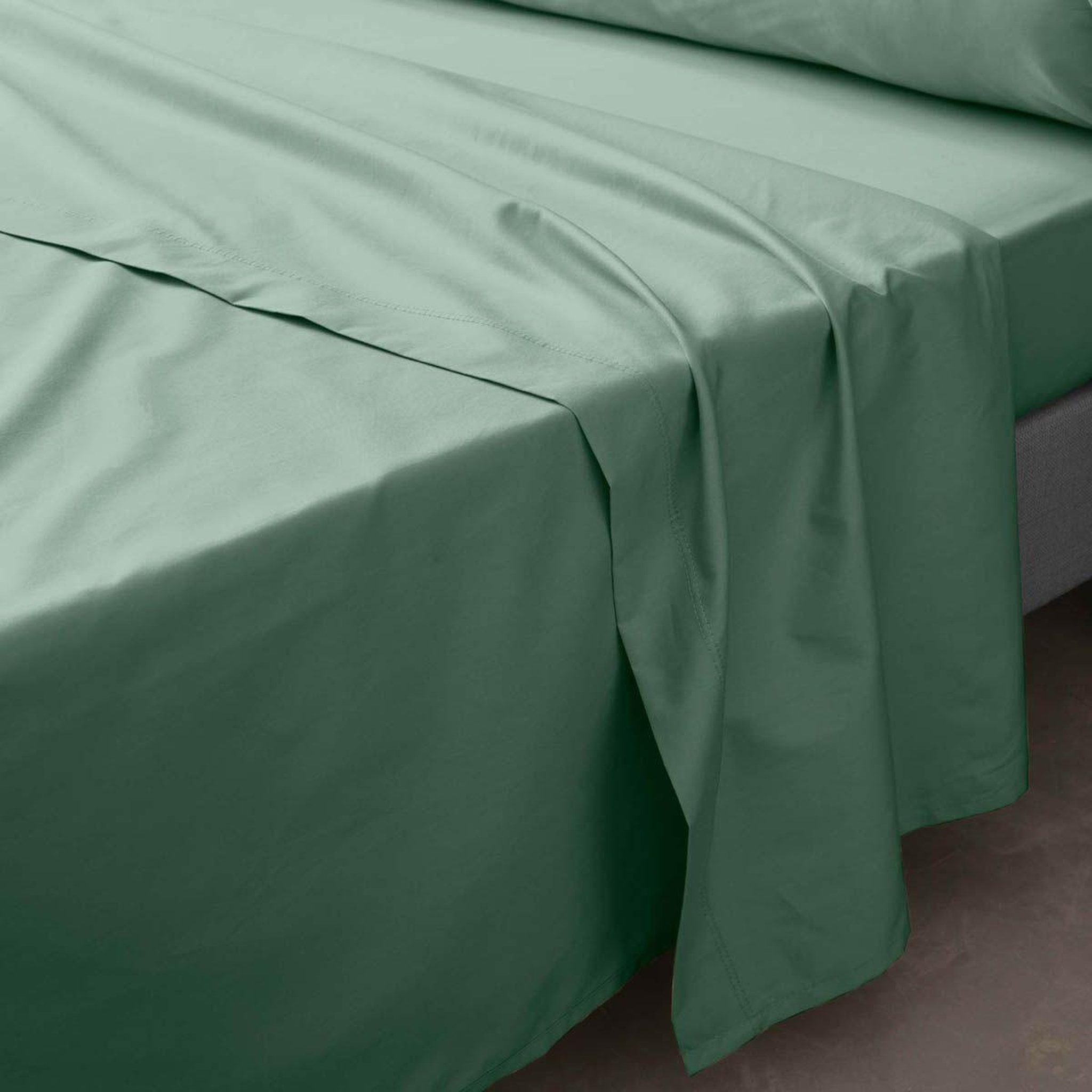 Douceur d'Intérieur Drap Plat  Percaline  240x300cm Tilleul