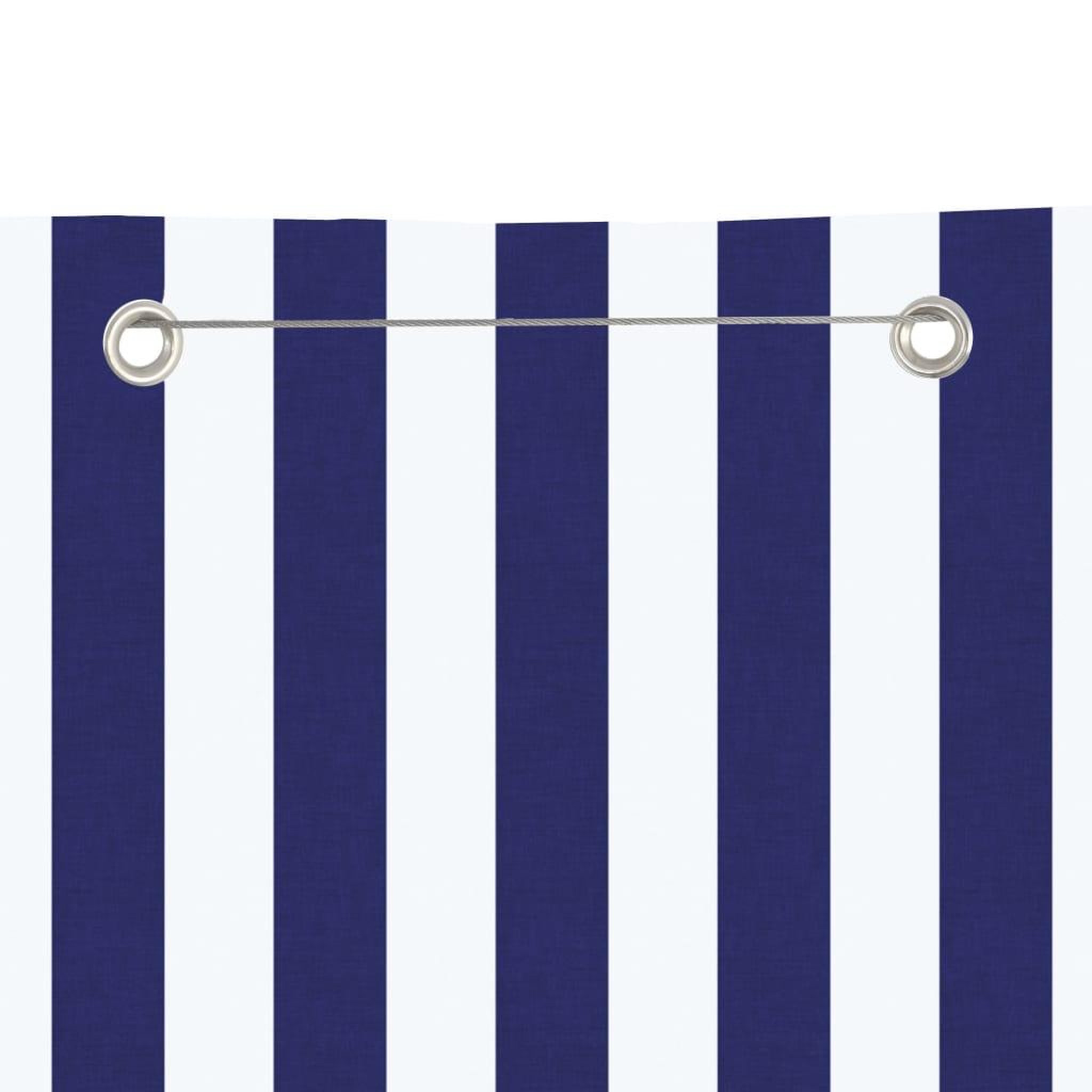 Voir la diapositive 3 : VIDAXL Ecran de balcon Bleu et blanc 120x240 cm Tissu Oxford