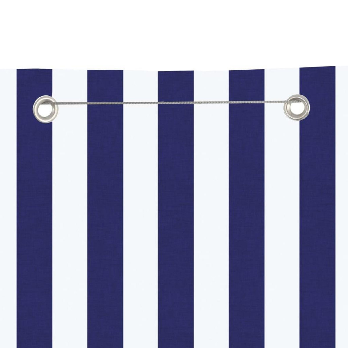VIDAXL Ecran de balcon Bleu et blanc 120x240 cm Tissu Oxford